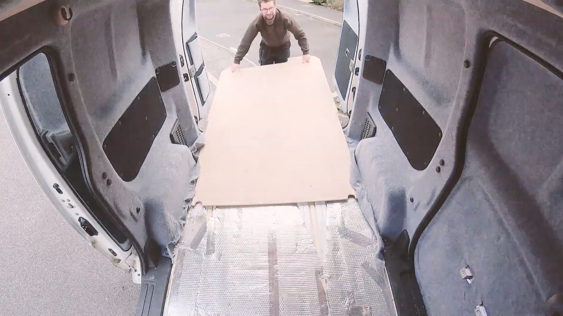 Removing the van floor