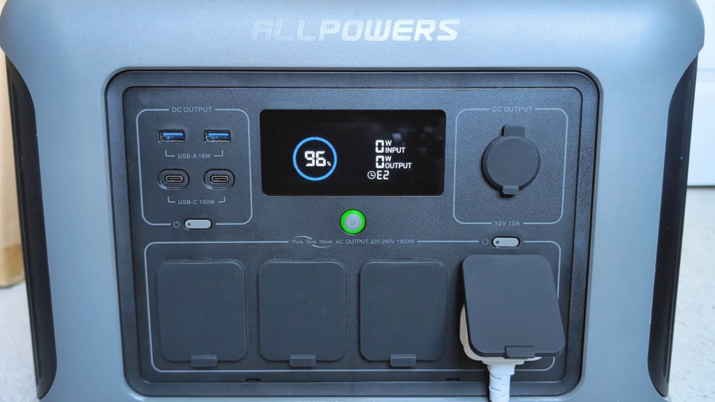 E211 error code on the AllPowers R1500 battery pack due to overloading the output